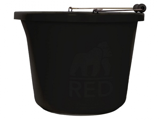 Black Plastic Bucket