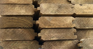Green Treated T&G Timber Wall 3.6m x 150mm x 50mm