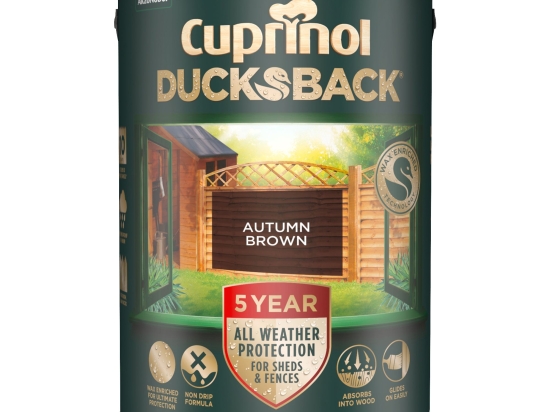 Cuprinol CX 5 Year Ducksback Autumn Brown - 5 Litre