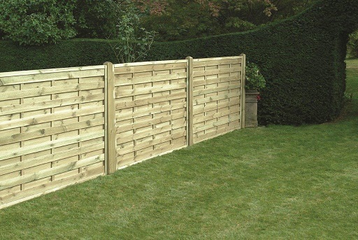 Square Horizontal Fence Panel