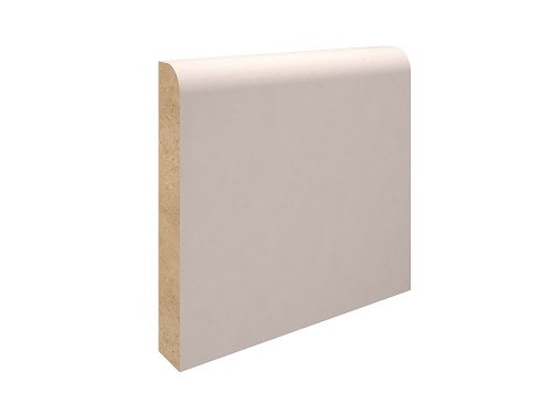 95mm x 15mm MDF Round One Edge Skirting