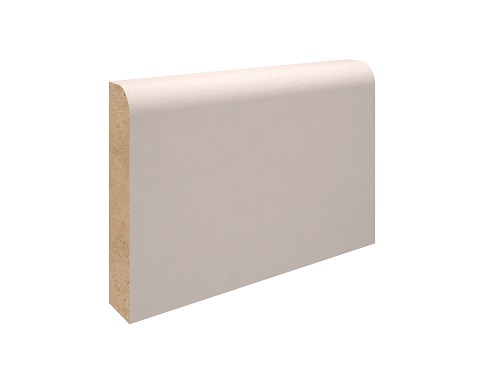 69mm x 15mm MDF Round One Edge Architrave