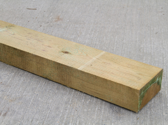 Sleeper New Pressure Trtd Green 2400 x  250 x 125mm Weighs 25kg+