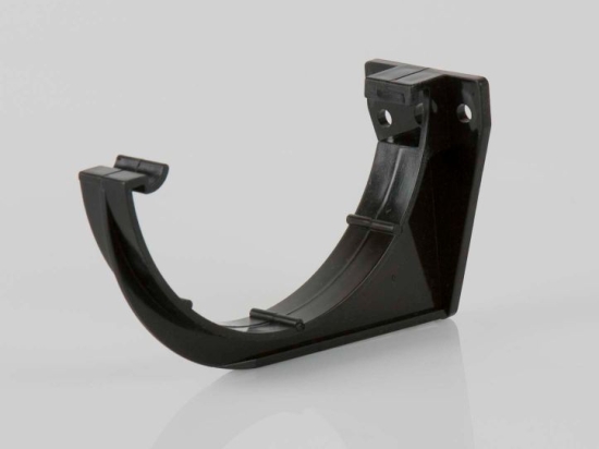 112mm Half Round Fascia Bracket Black