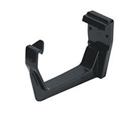 114mm Square Fascia Bracket Black