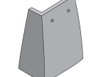 Plain Concrete Tile External Angle (Right Handed)