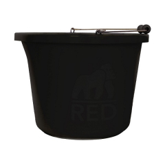 Black Plastic Bucket