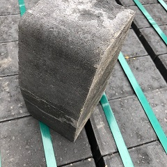 Large Kerb Charcoal 100x120x200