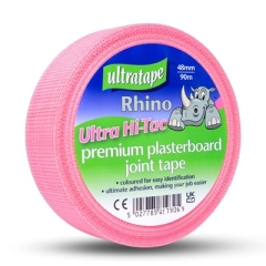 90m x 50mm Hi Tac Pink Scrim Tape