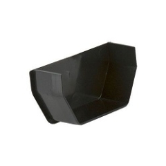 114mm Square Internal Stopend Black