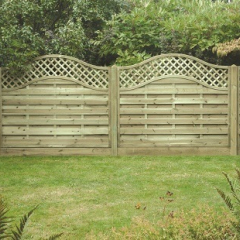 Omega Lattice Top Fence Panel