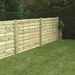 Square Horizontal Fence Panel