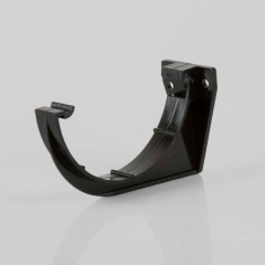 112mm Half Round Fascia Bracket Black